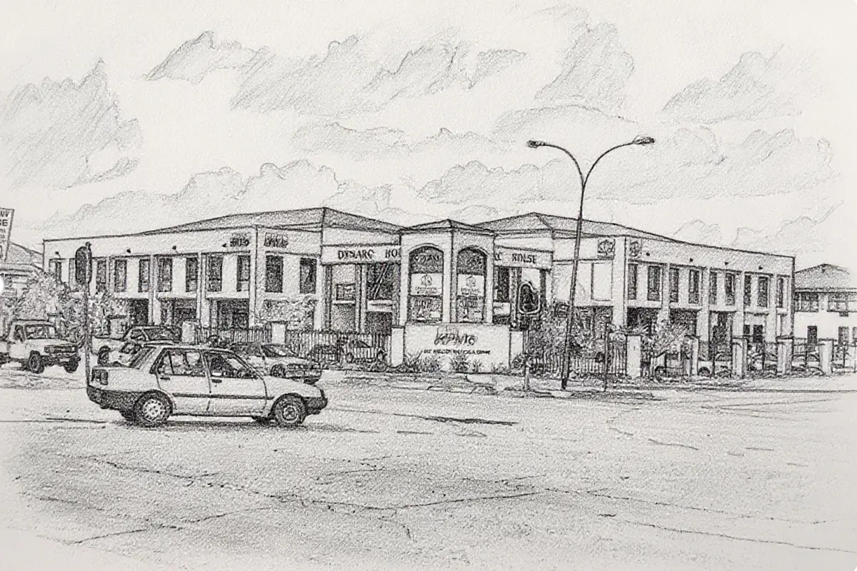 Sketch of Dynarc House, Nelson Mandela Drive, Bloemfontein
