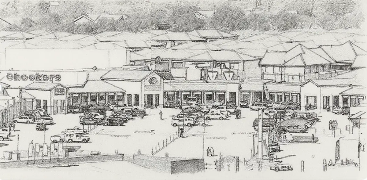 Sketch of Dynarc Walk, Langenhoven Park, Bloemfontein