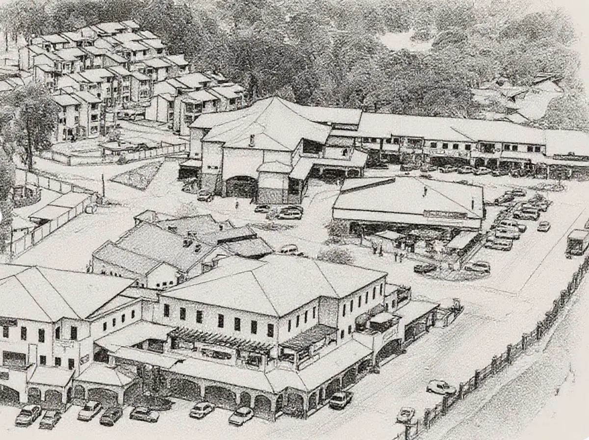 Sketch of Banbury Cross, Johannesburg