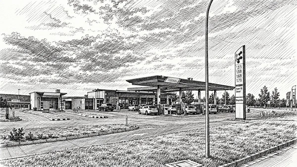 Sketch of Sasol Kroonstad, Kroonstad